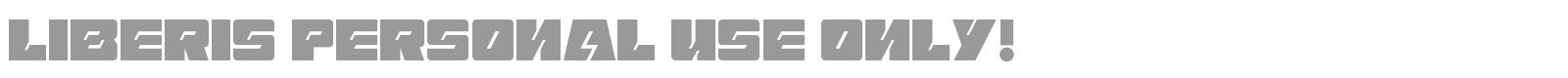Liberis font preview